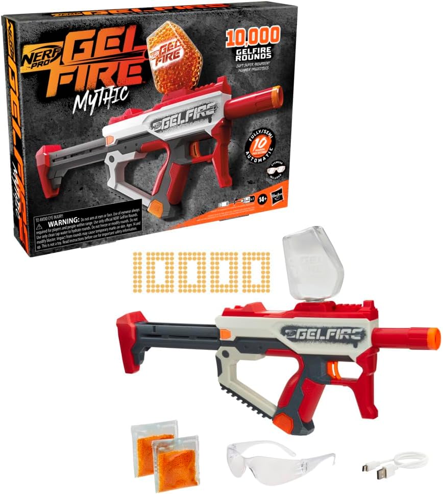 Nerf pro gel Mythic full auto blaster