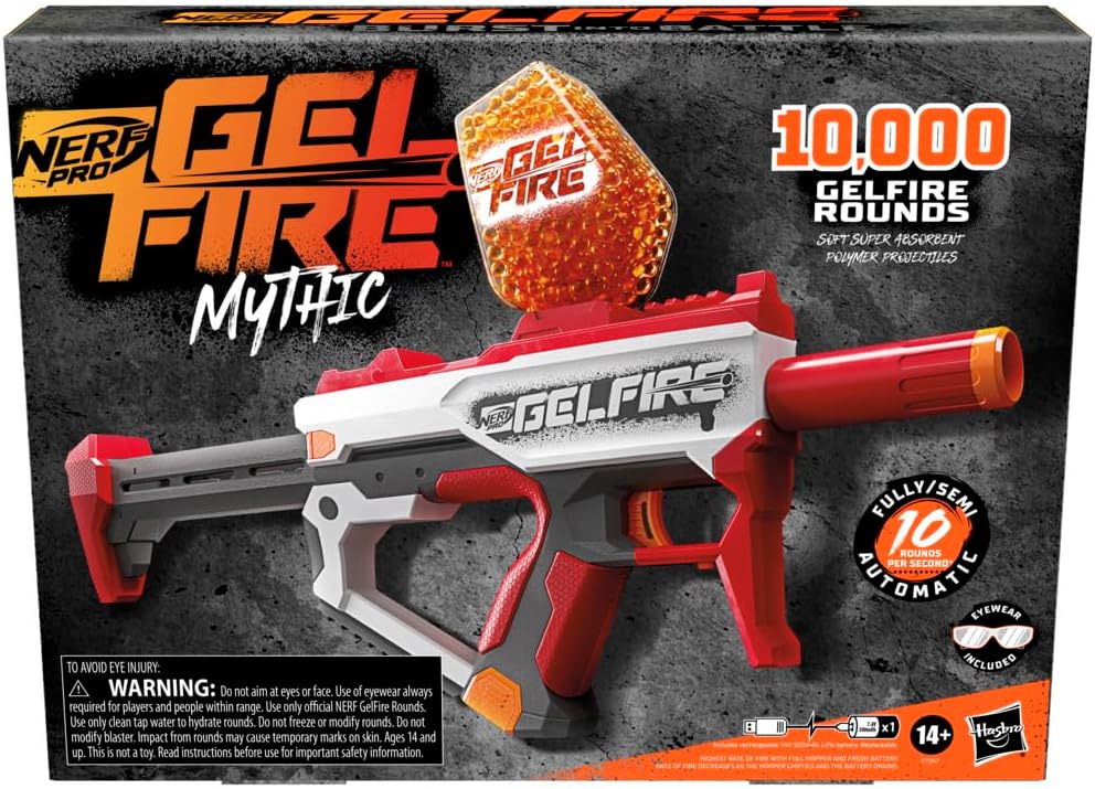 Nerf pro gel Mythic full auto blaster